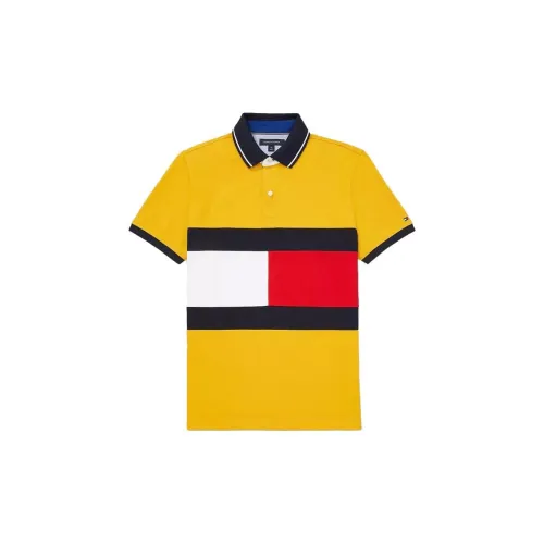 Tommy Hilfiger Polo Shirts Men Yellow