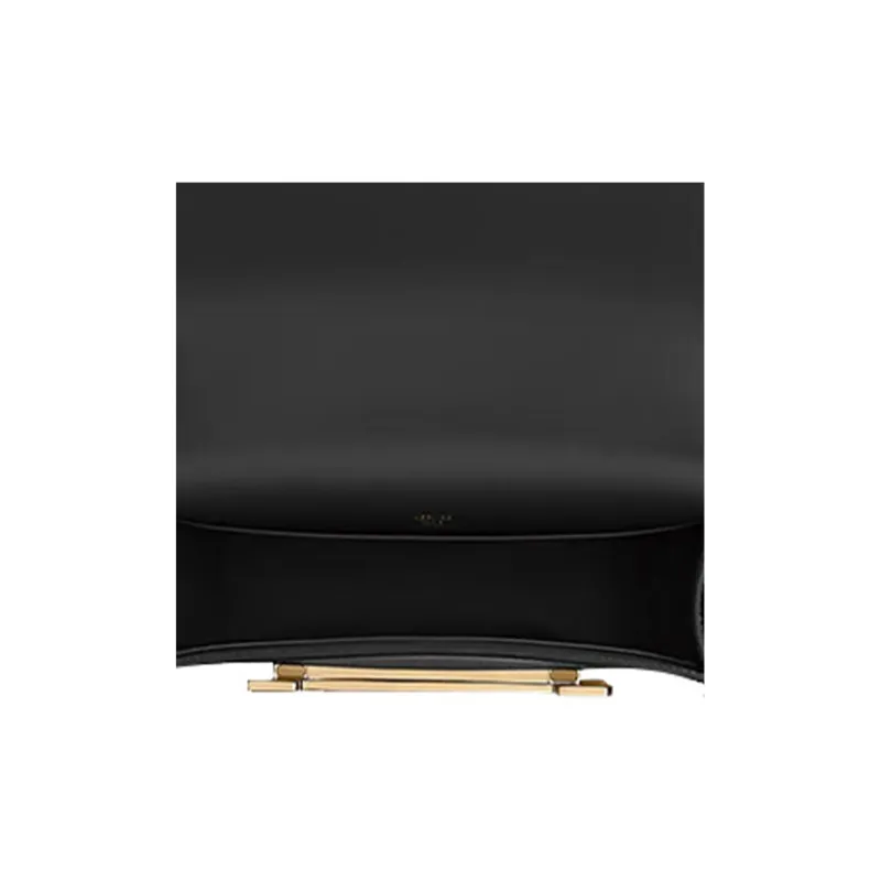 HERMES Geta Sheepskin Wooden Sandal Bag, Portable Crossbody Bag, Shoulder Bag Women's 89 Noir Black-4
