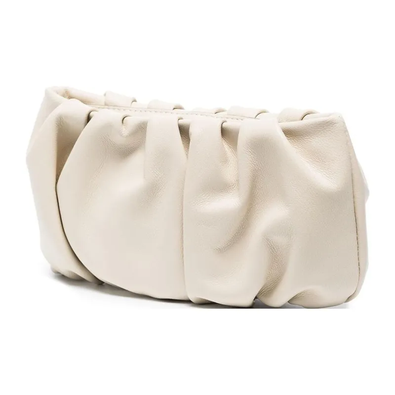 Staud Leather Clutch Regular Women's White-3