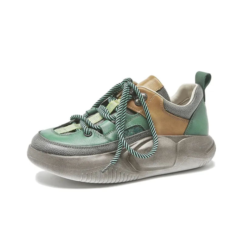 PIERCE GENTRY Low-Top Chunky Sneakers Women's-1