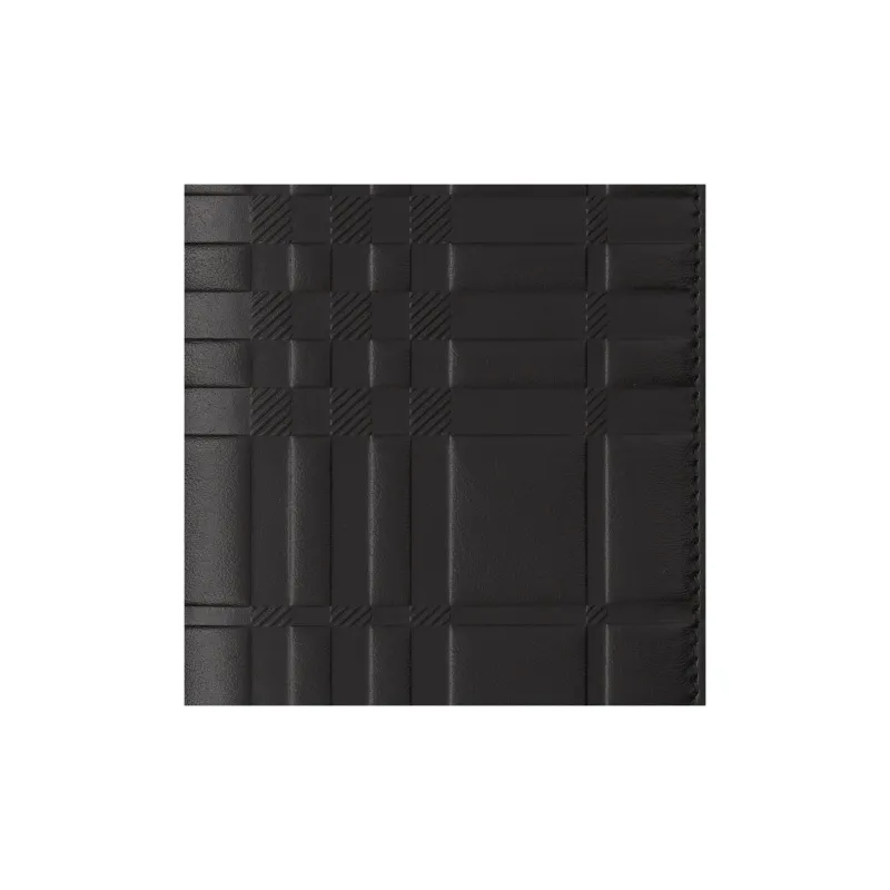 Burberry Leather Long Wallet, Card Holder, Wallet Men's Black-4