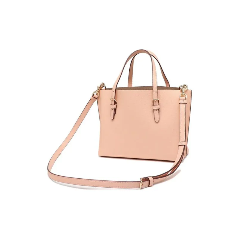 COACH Mollie Leather One Shoulder Handbag, Crossbody Bag Trumpets Women's Gold/Faded Blush Pink-2