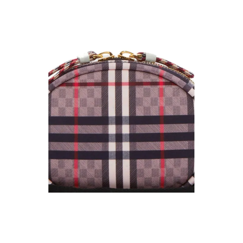 Burberry Leather Round Bag Shoulder Bag Crossbody Bag Unisex Light Rose-4