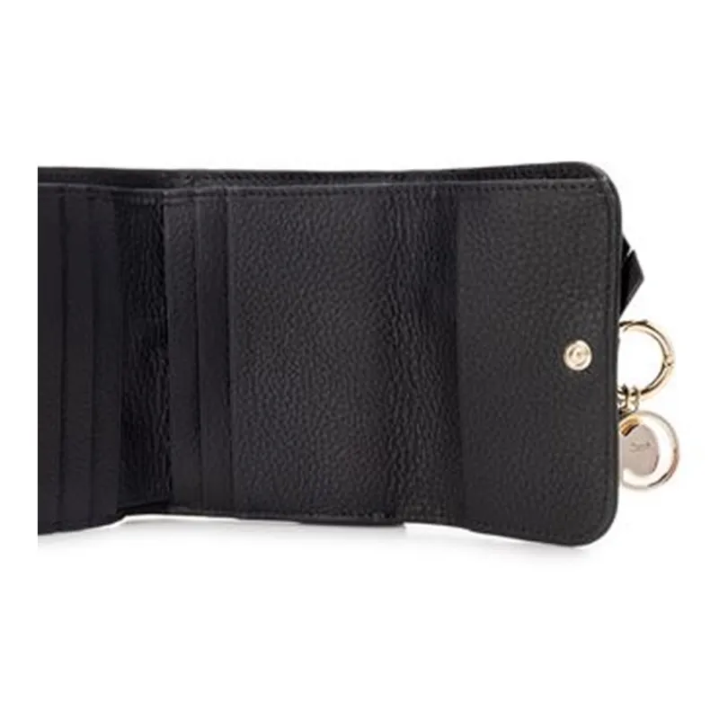 Chloe Chloé Bags Cow Leather Wallet Women's Black-3