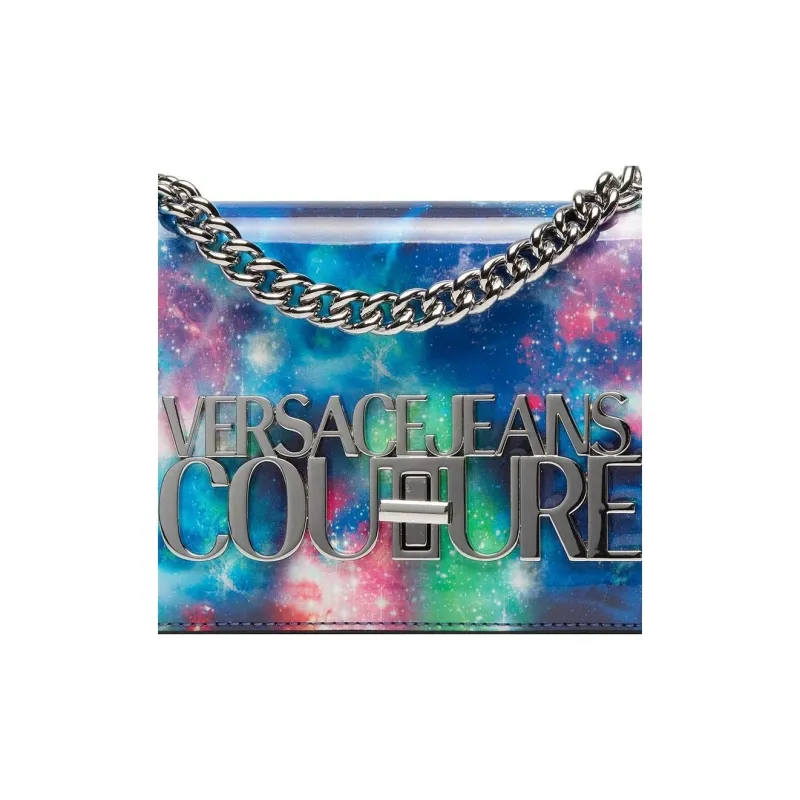VERSACE JEANS COUTURE Leather Handbag Shoulder Bag Crossbody Bag Small Size Women's Starry Sky Color-3