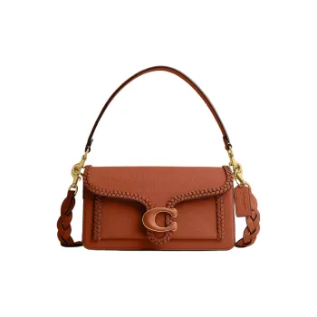 COACH Tabby Smooth Calf Leather Handbag, Shoulder Bag Medium Size Women's Brown