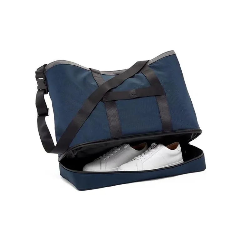 TUMI Alpha 3 Elastic Nylon Tote Bag Shopping Bag Shoulder Bag Crossbody Bag Handbag Medium Size Men's Marine Blue-2