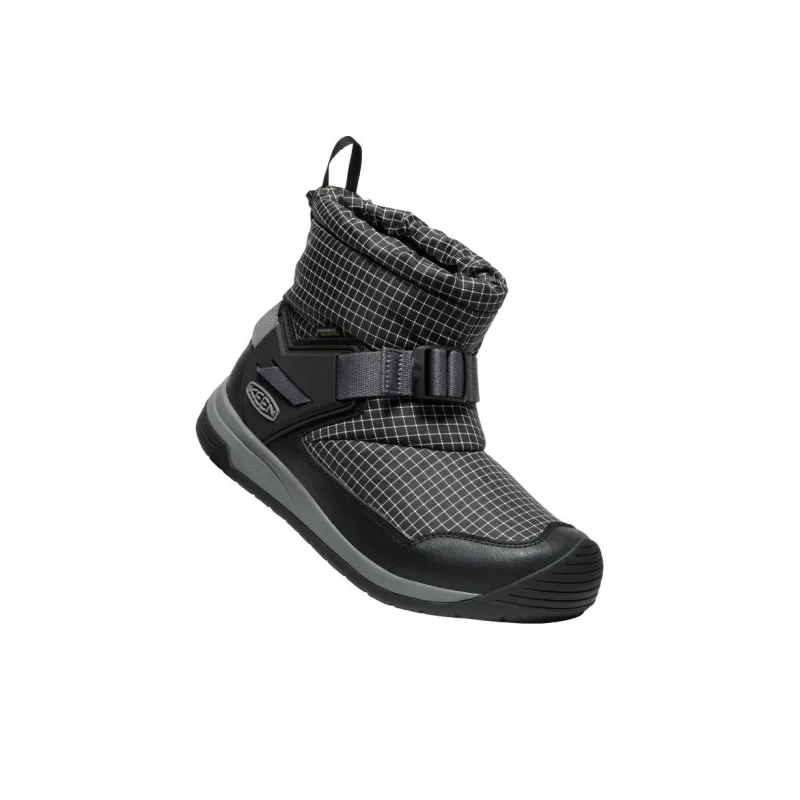 KEEN HOODROMEO WP Abrasion Resistant Shock Absorbers Outdoor Shoes Men's Black Gray-1