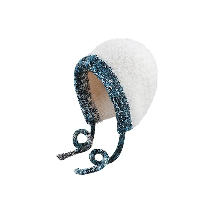 FREE RABBITⅡ Drawstring Lace Up Beanies Women's-5