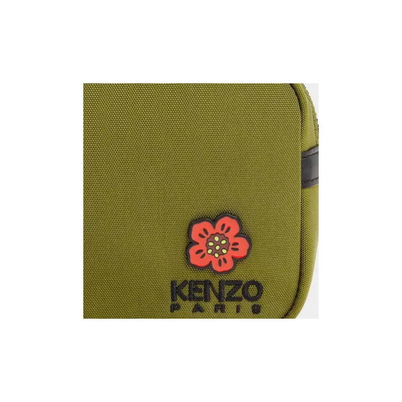 KENZO Nylon Fanny Pack, Shoulder Bag, Crossbody Bag Women's Army Green-2