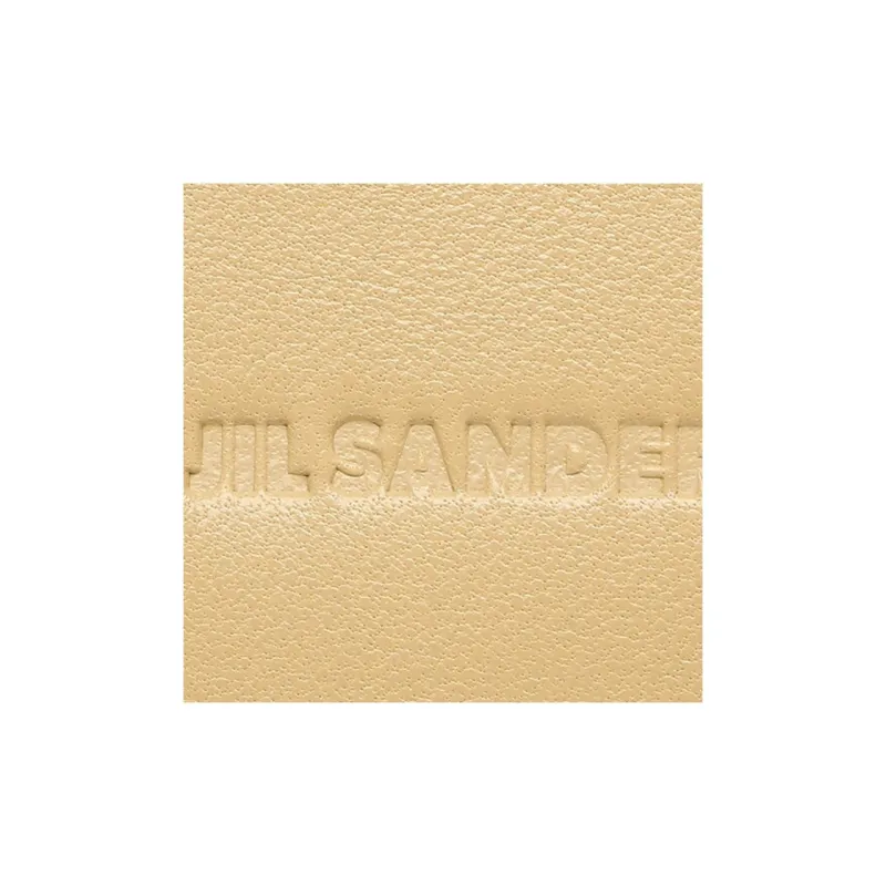 JIL SANDER Lambskin Bucket Bags Crossbody Bag, Shoulder Bag Women's Red & Beige-6