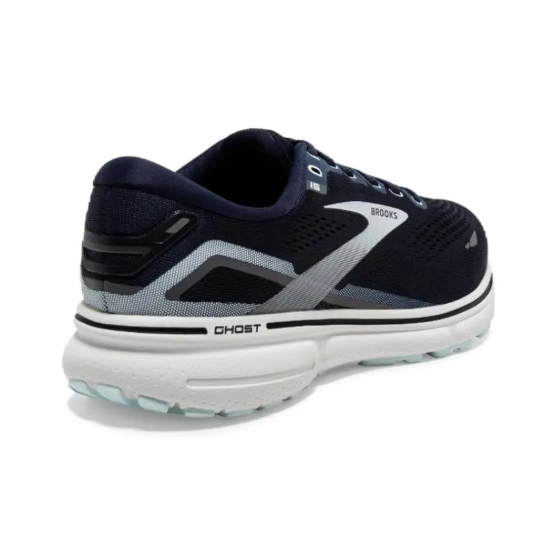 Brooks Ghost 15 Shock Absorbers Low Top Running Shoes Men's Dark Blue-3