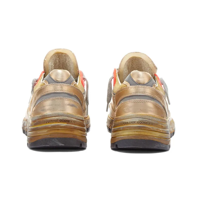 Golden Goose Running Sole Distressed-effect Sneakers-4