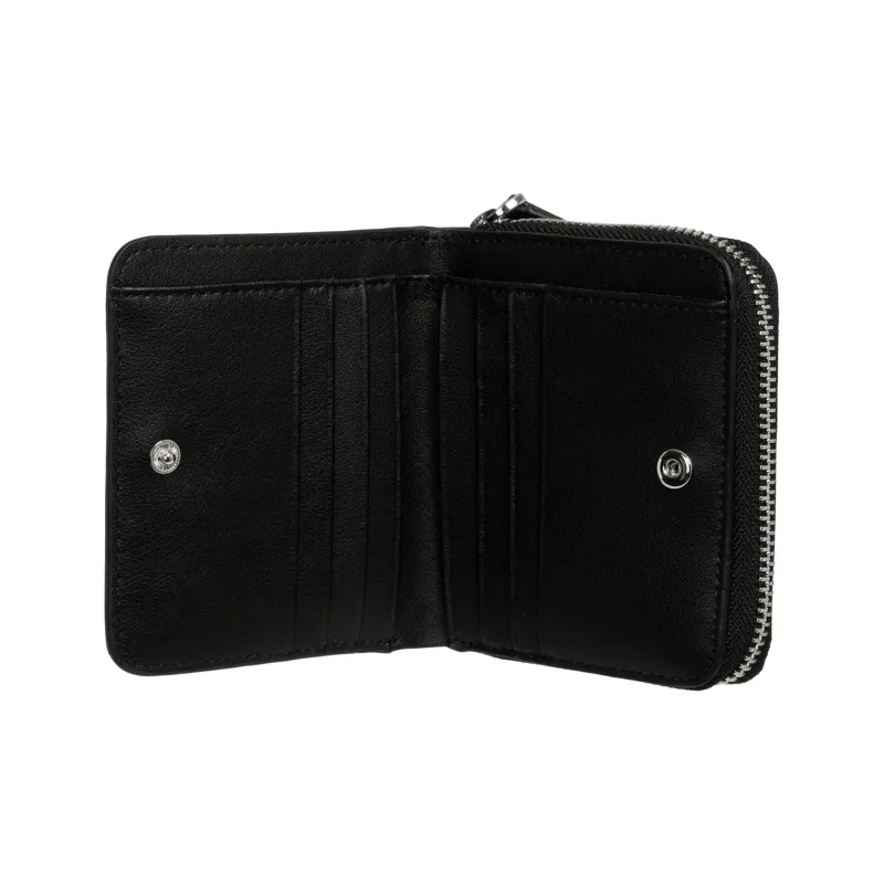 KARL LAGERFELD Leather Wallet Women's Black-4