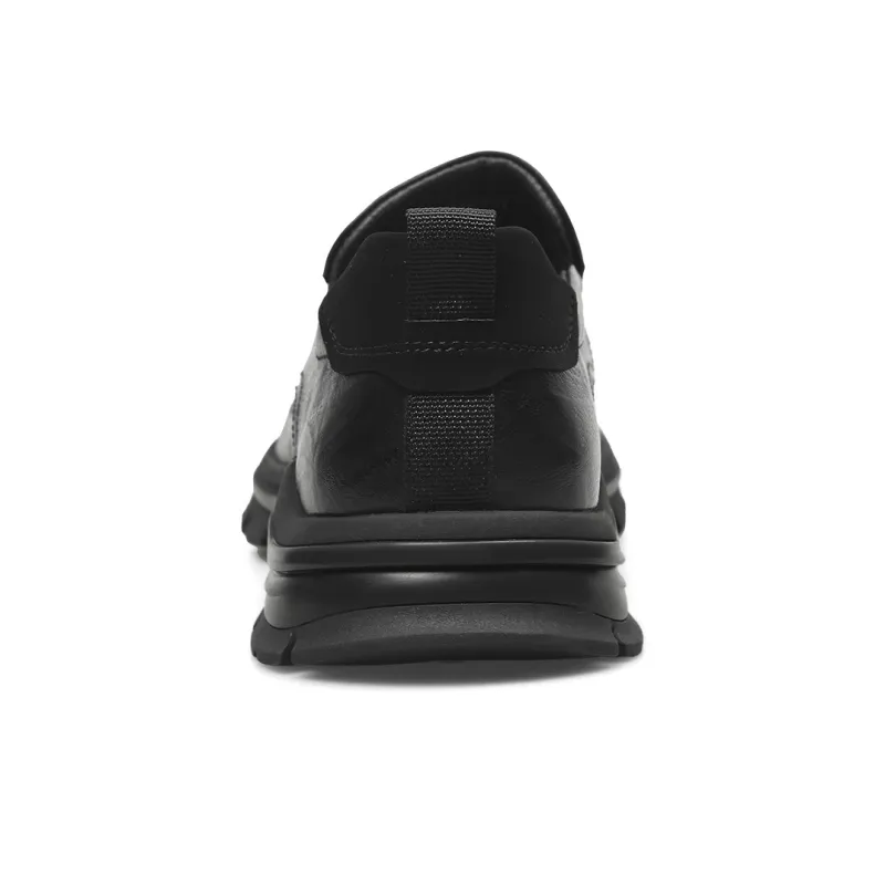 Strongman 3515 Platform Leather Shoes For Men-Business Casual Shoes Trendy For Young And Middle-Aged-3