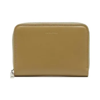 JIL SANDER Leather Wallet Mini Men's Earth Yellow