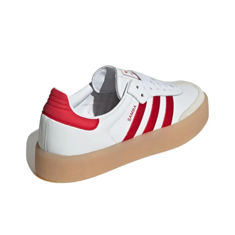 Adidas Sambae White Better Scarlet Gum Women's-3