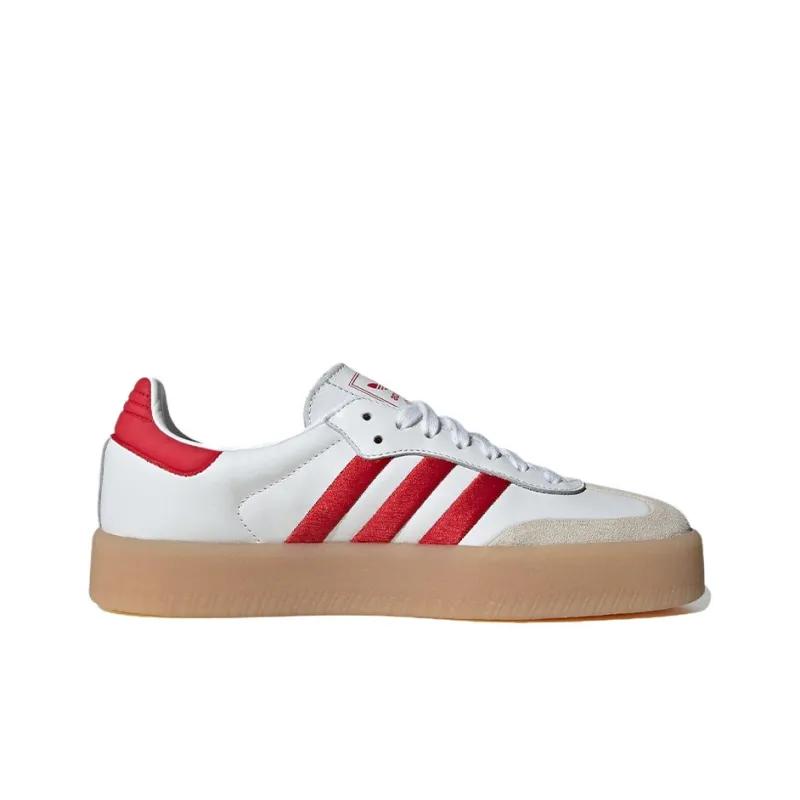 Adidas Sambae White Better Scarlet Gum Women's-1