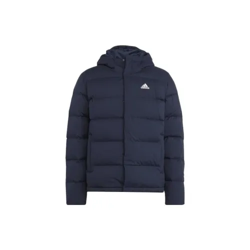 Adidas Down Jackets Men Dark Blue