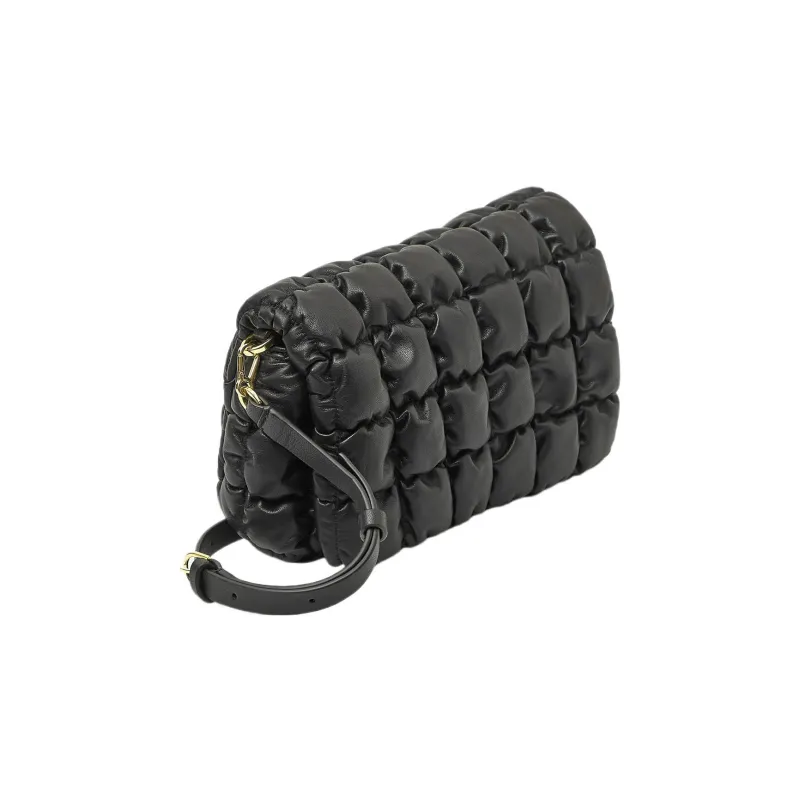 COS Sheepskin Cloud Bag Crossbody Bag Small Size Women's Black-1