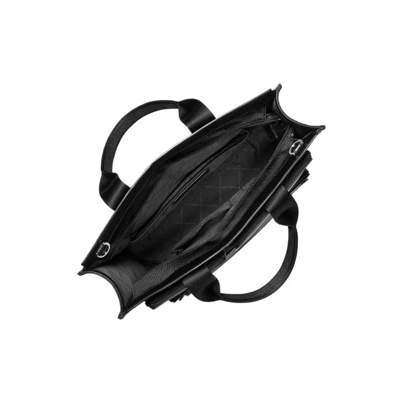 MICHAEL KORS Kent Recycled Nylon Shoulder Bag Crossbody Bag Handbag Men's Black-1