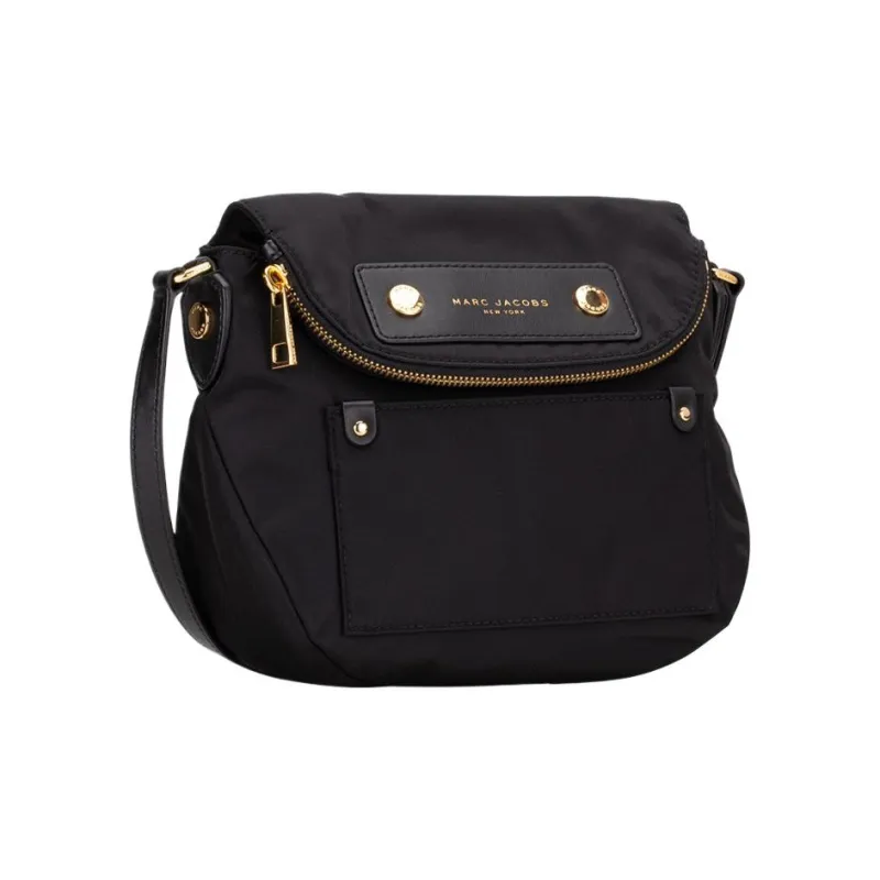 MARC JACOBS Nylon With Leather Messenger Bag Regular Women's Black-1