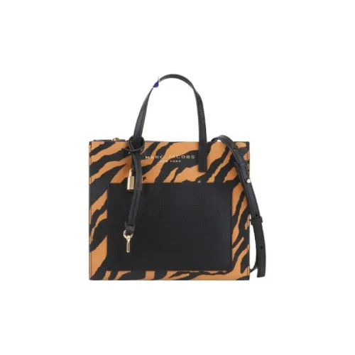 MARC JACOBS Leather Tote Bag Shopping Bag Shoulder Bag Crossbody Bag Handbag Women's Yellow & Black