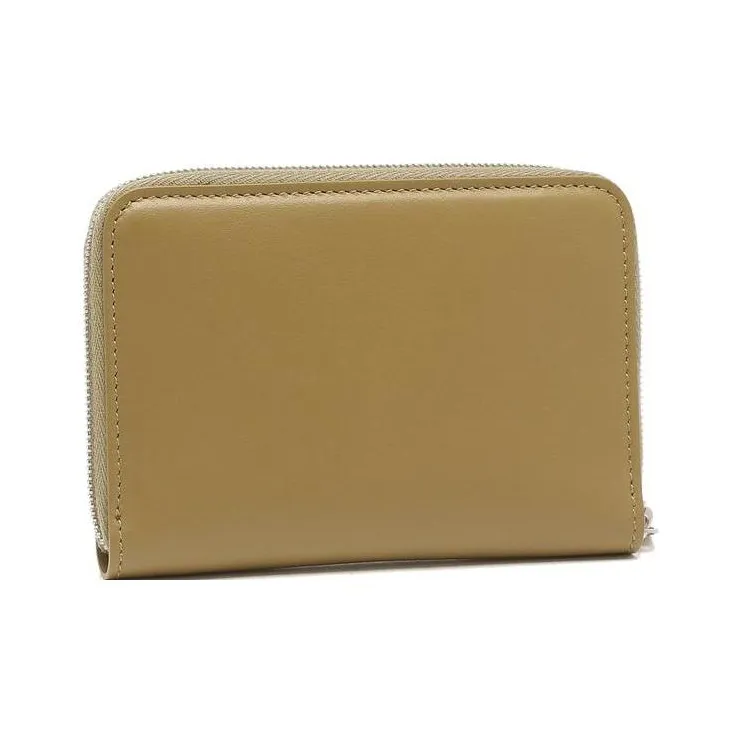 JIL SANDER Leather Wallet Mini Men's Earth Yellow-2