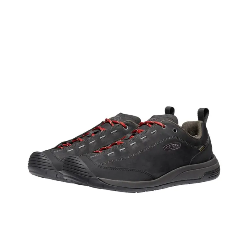 KEEN Jasper Cushioning, Wear Resistant Low Top Outdoor Shoes Men's Black-2