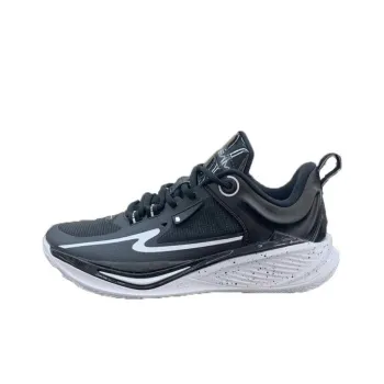 Erke Humble TD Anti Slip Wear Resistant Low Top Basketball Shoes Men's Black