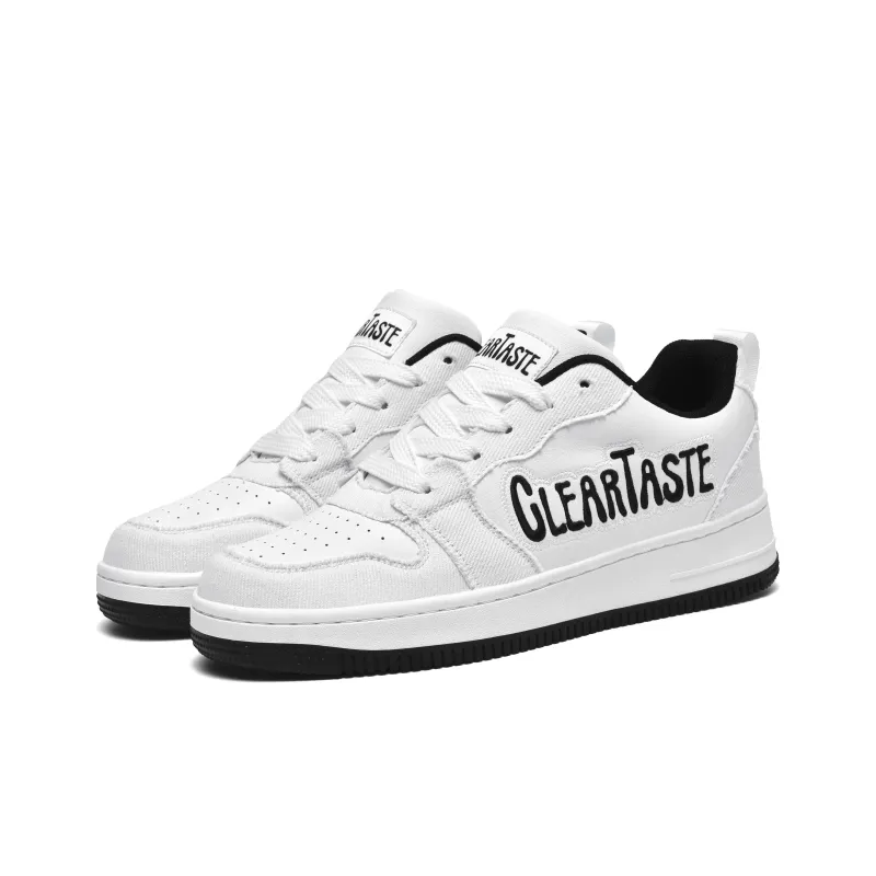 CLEARTASTE Shock Absorbers With Abrasion Resistant And Slip Resistant Properties Low Top Skateboard Shoes Unisex-1