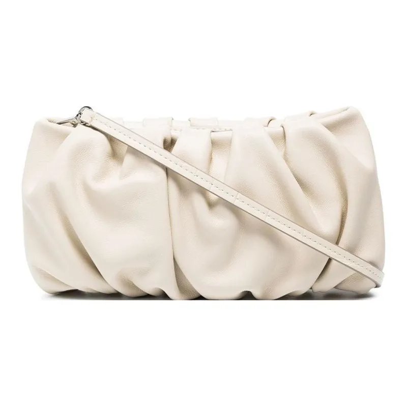 Staud Leather Clutch Regular Women's White-2