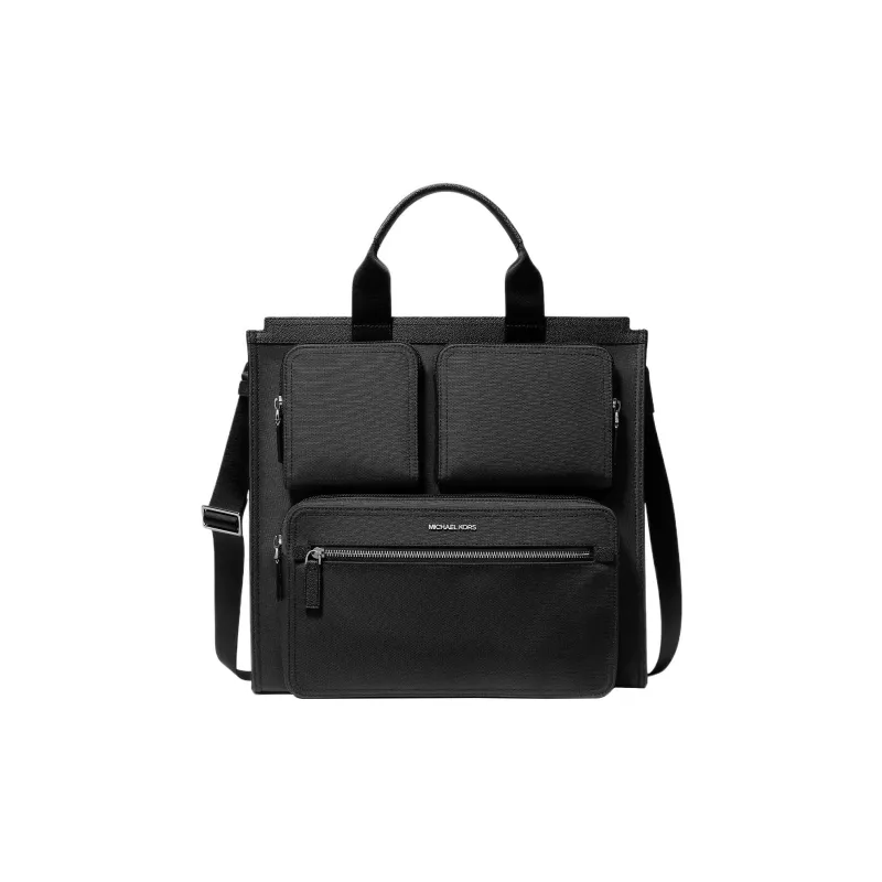 MICHAEL KORS Kent Recycled Nylon Shoulder Bag Crossbody Bag Handbag Men's Black-0