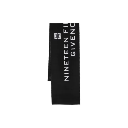 Givenchy Logo-print Frayed Scarf