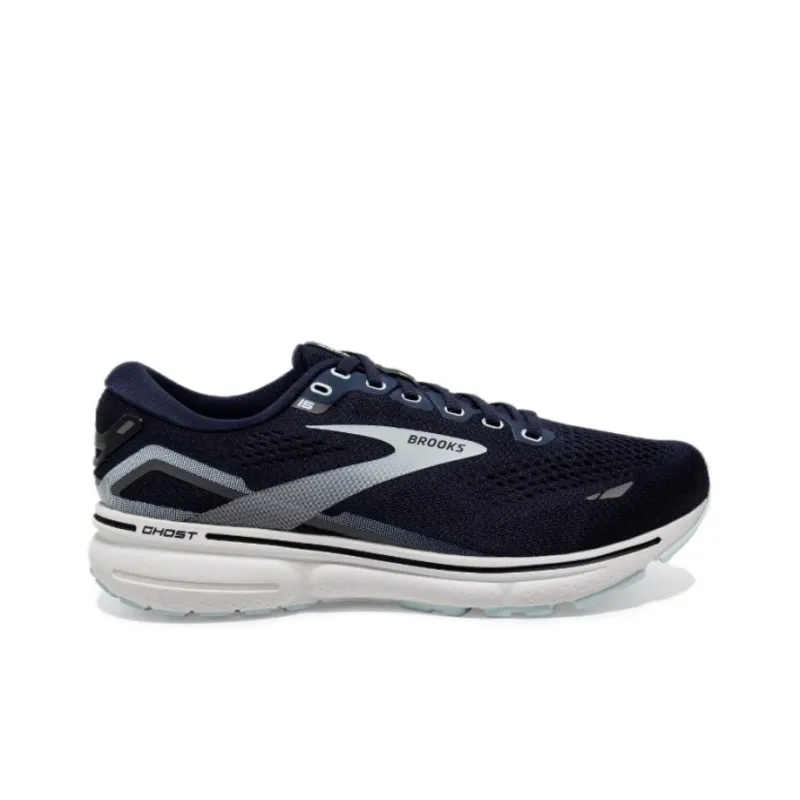 Brooks Ghost 15 Shock Absorbers Low Top Running Shoes Men's Dark Blue-1