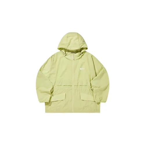 QIAODAN Trench Coats Women's Spring Green