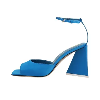 The Attico Piper Open-Toe Satin Sandals Women's