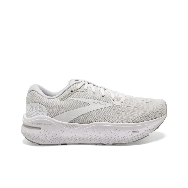 Brooks Women's Ghost Max 'White Oyster'-1