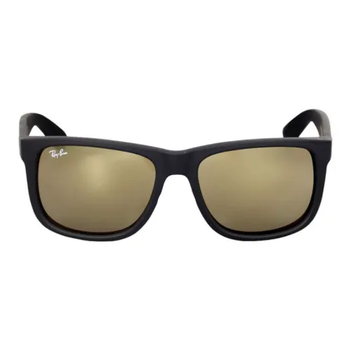 RayBan Nylon Irregular Shape Sunglasses Unisex Black