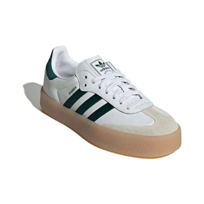 Adidas Sambae White Collegiate Green Gum Women's-2