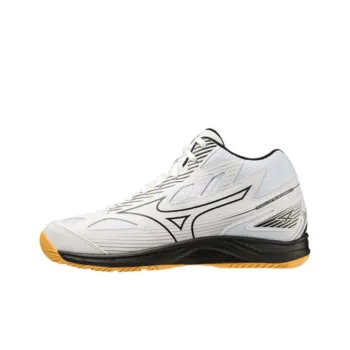 Mizuno Non slip Lightweight Mid Top Training Shoes Unisex White