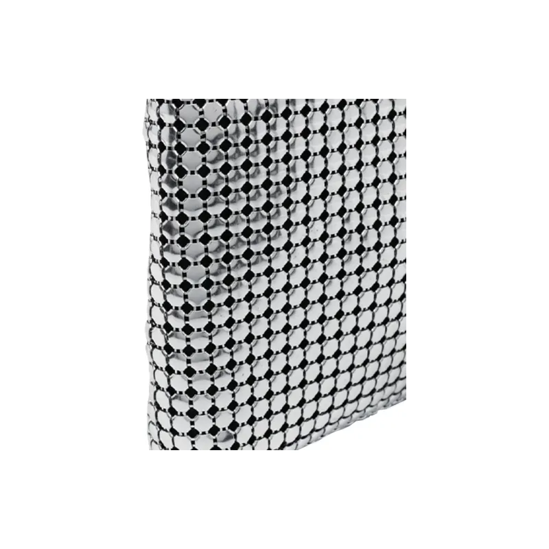 Paco Rabanne Metal With Fabric Crossbody Bag Shoulder Bag Women's Silver-4