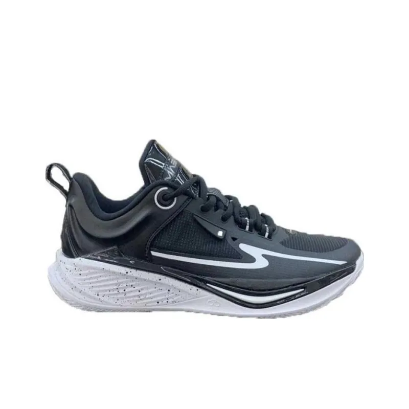 Erke Humble TD Anti Slip Wear Resistant Low Top Basketball Shoes Men's Black-1