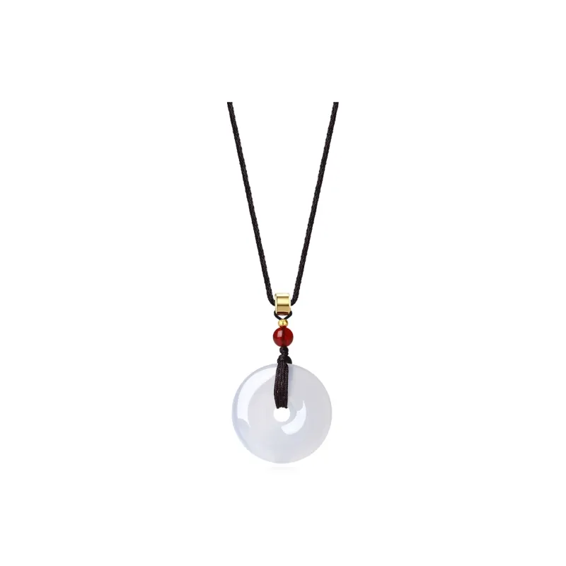 GUDS GAVE Chalcedony Jade Necklaces Unisex-6