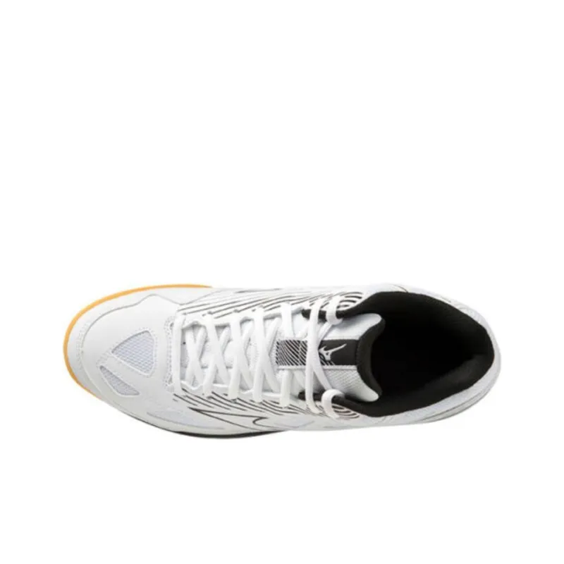 Mizuno Non slip Lightweight Mid Top Training Shoes Unisex White-2