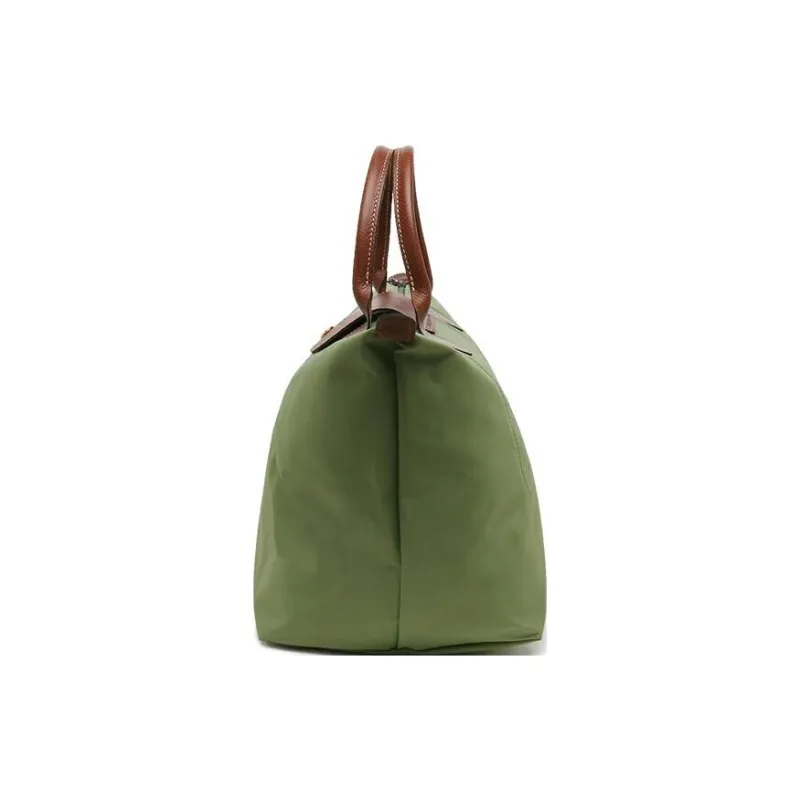 LONGCHAMP Le Pliage Polyamide Dumpling Bag Handbag Medium Size Women's Green-3