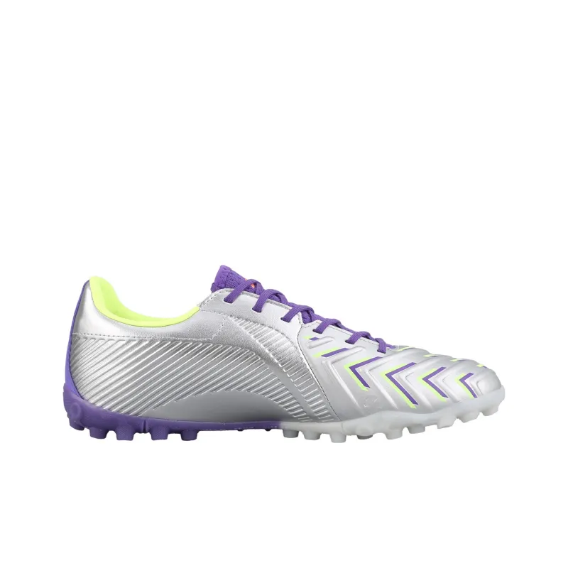 LiNing Jin TF Rubber Broken Studs Firm Ground, Artificial Ground Soccer Shoes Men's Purple Silver-1