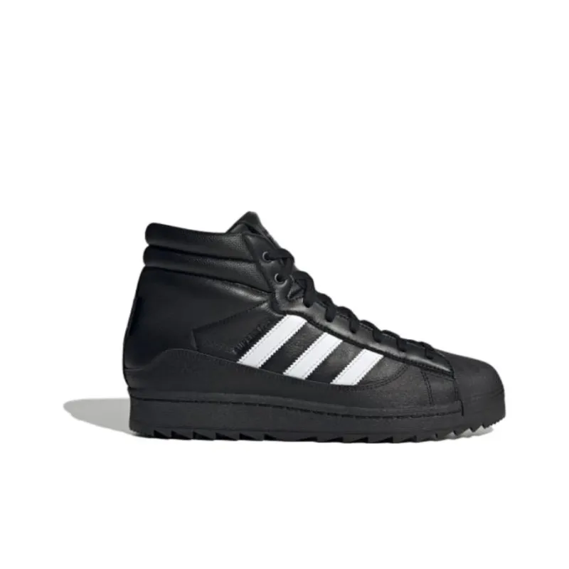Adidas Originals SUPERSTAR GORE TEX Gore Te Abrasion Resistant Mid Top Skateboard Shoes Unisex Black White-1