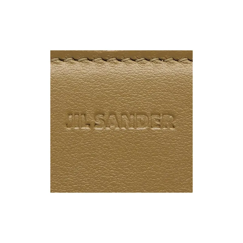 JIL SANDER Leather Wallet Mini Men's Earth Yellow-7