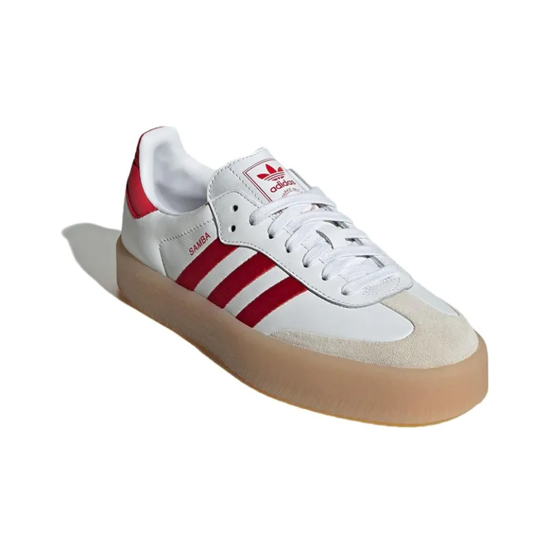 Adidas Sambae White Better Scarlet Gum Women's-2